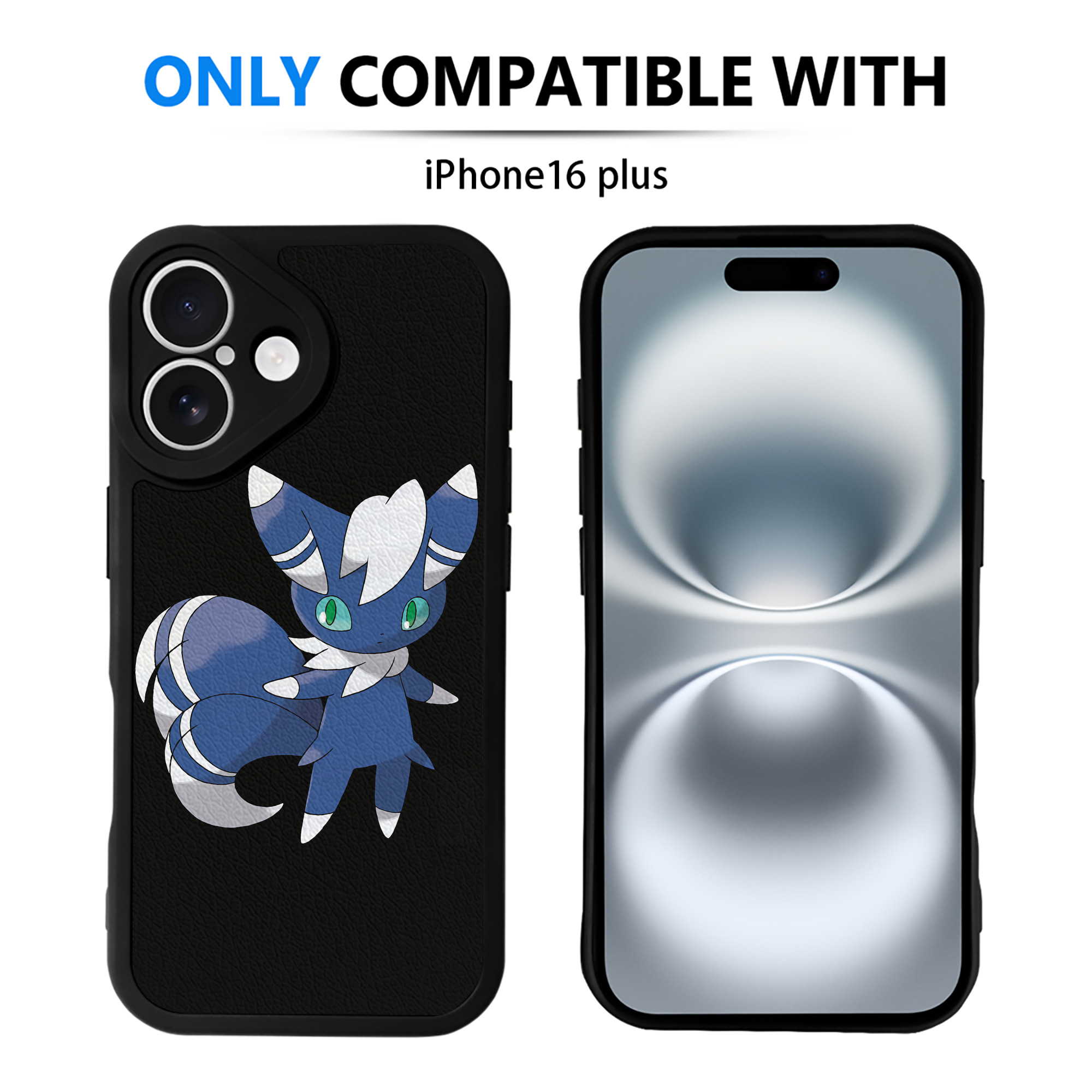 （画像用） ポケットモンスター Pokémon 【iPhone 16シリーズ対応】シリコンスマホケース（レザー調） 材質：シリコン